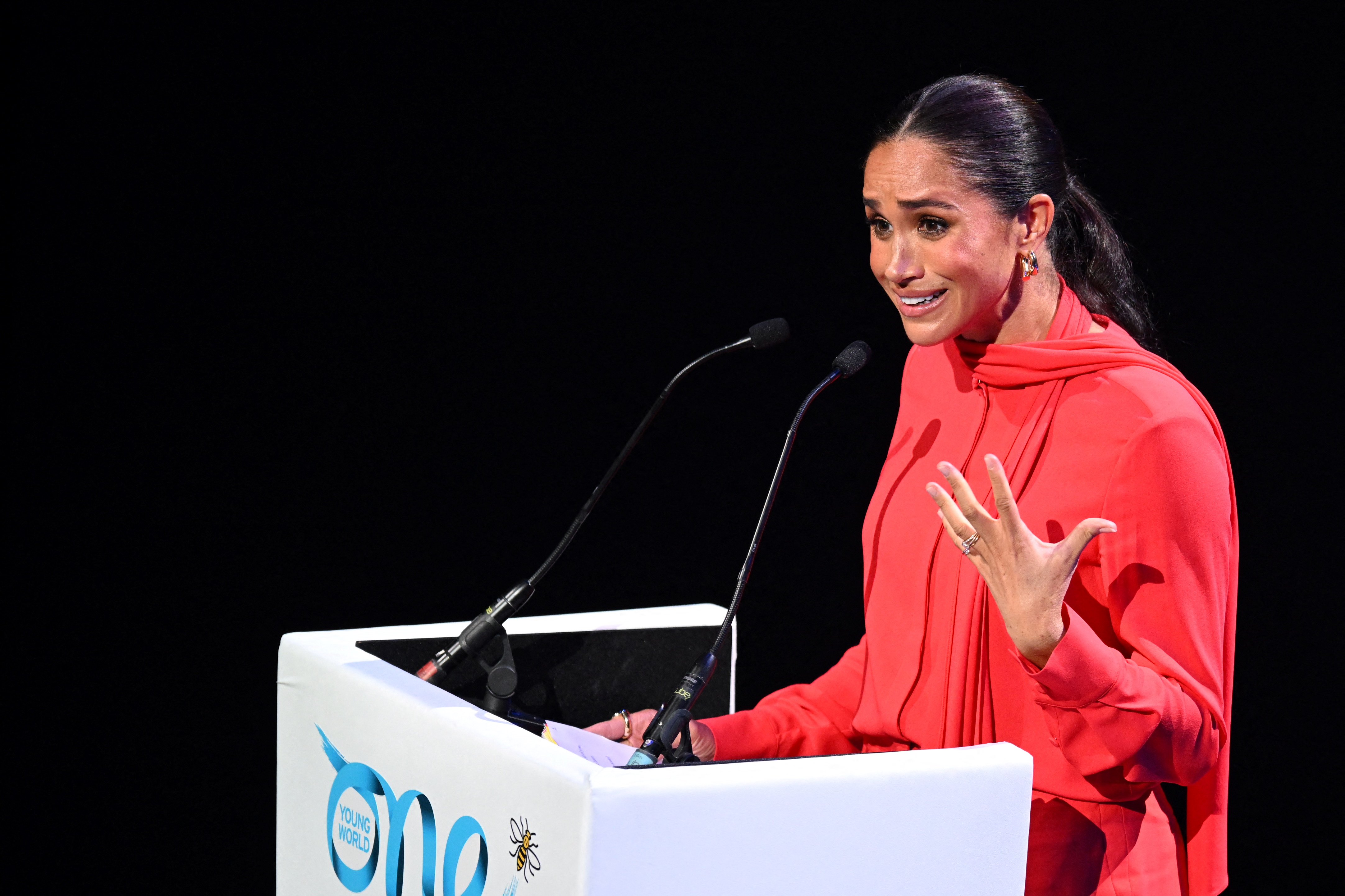 Meghan Markle at Bridgewater Hall in Manchester, north-west England on September 5, 2022 | Source: Getty Images