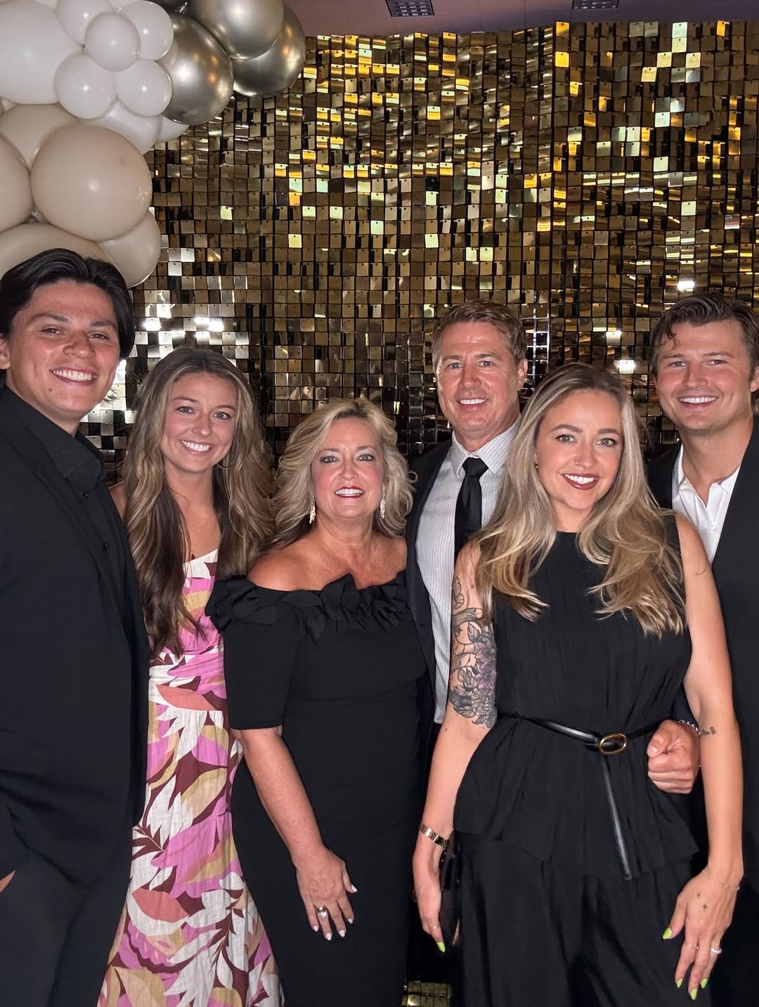 Doug Pitt and his loved ones from a post dated July 18, 2025. | Source: Instagram/pidney