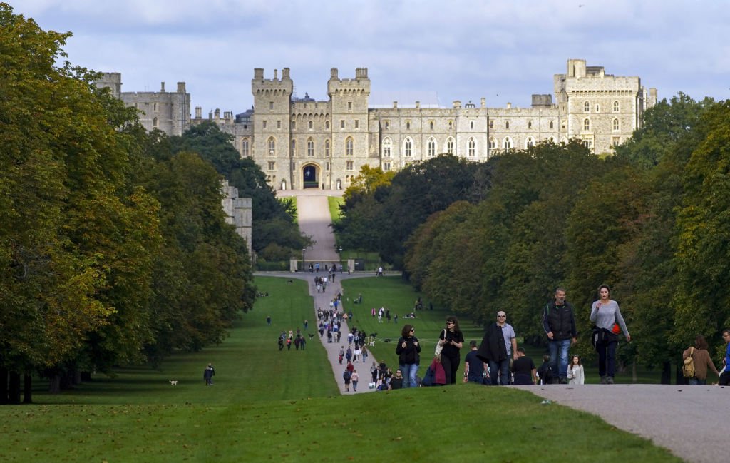 People walking along the Long Walk in Windsor, Berkshire. Picture date: Sunday October 10, 2021. | Source: Getty Images