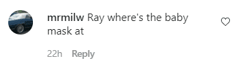 Comment on Ray J's post | Source: Instagram/rayj