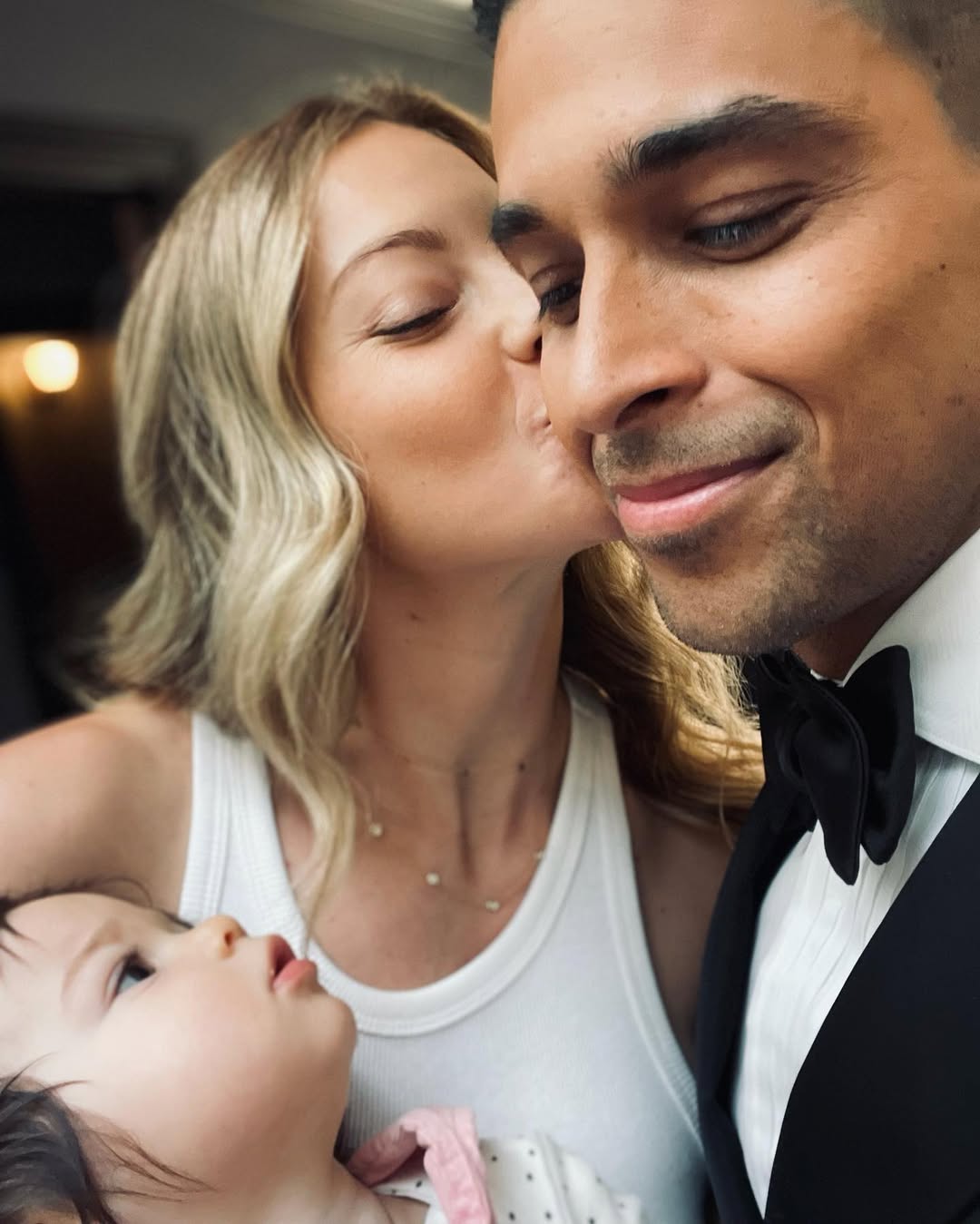 Amanda Pacheco and Wilmer Valderrama with their daughter from a post dated September 20, 2021. | Source: Instagram/wilmervalderrama