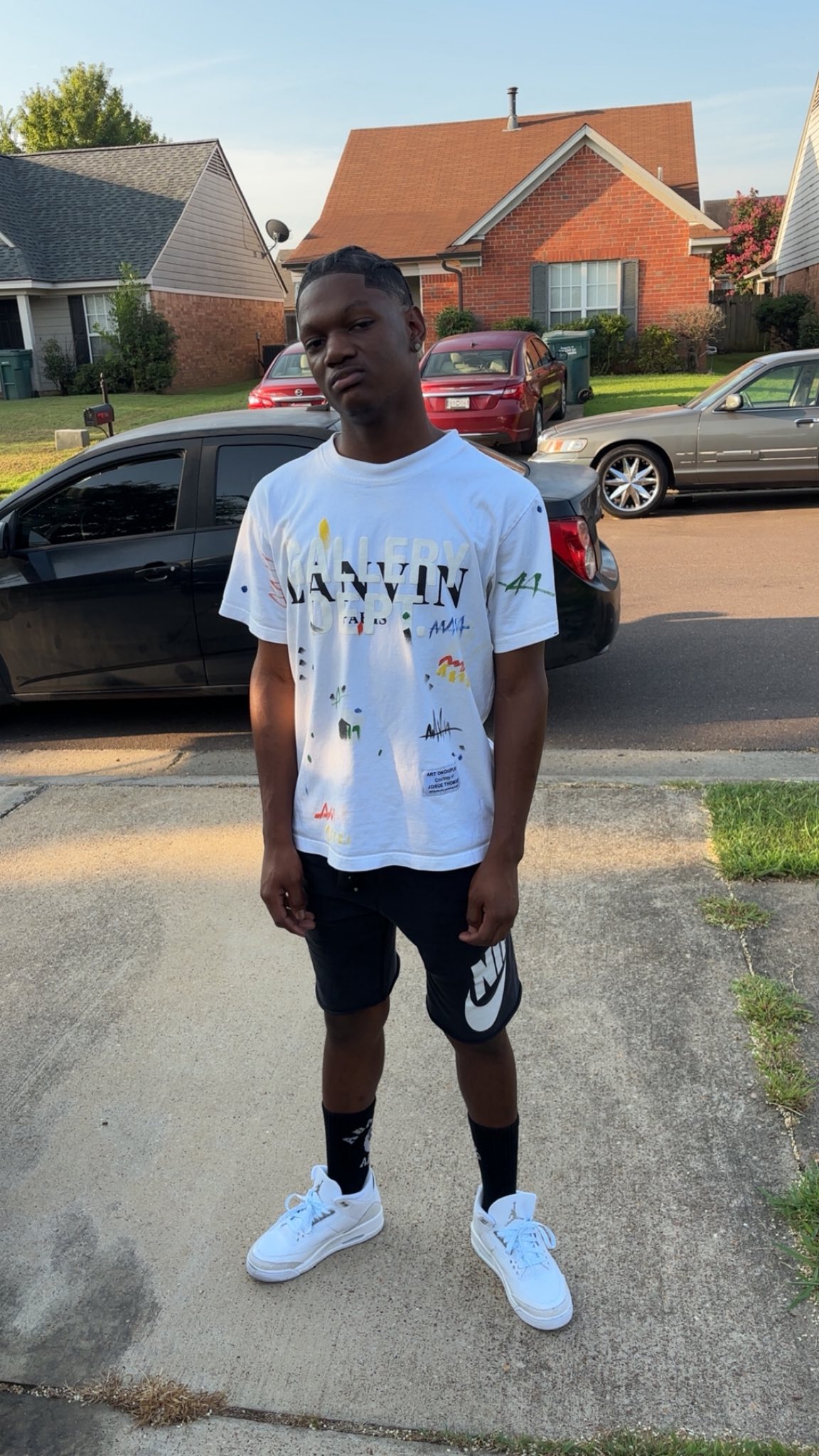 A photo of Ladainian Cathey standing outside, posted on November 24, 2025. | Source: Facebook/Lakeisha Johnson