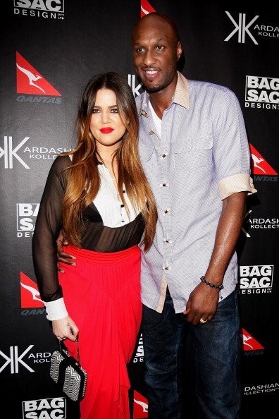 Khloe Kardashian Odom and Lamar Odom arrive at the Kardashian Kollection Handbag launch at Hugo's on November 2, 2011. | Photo: GettyImages