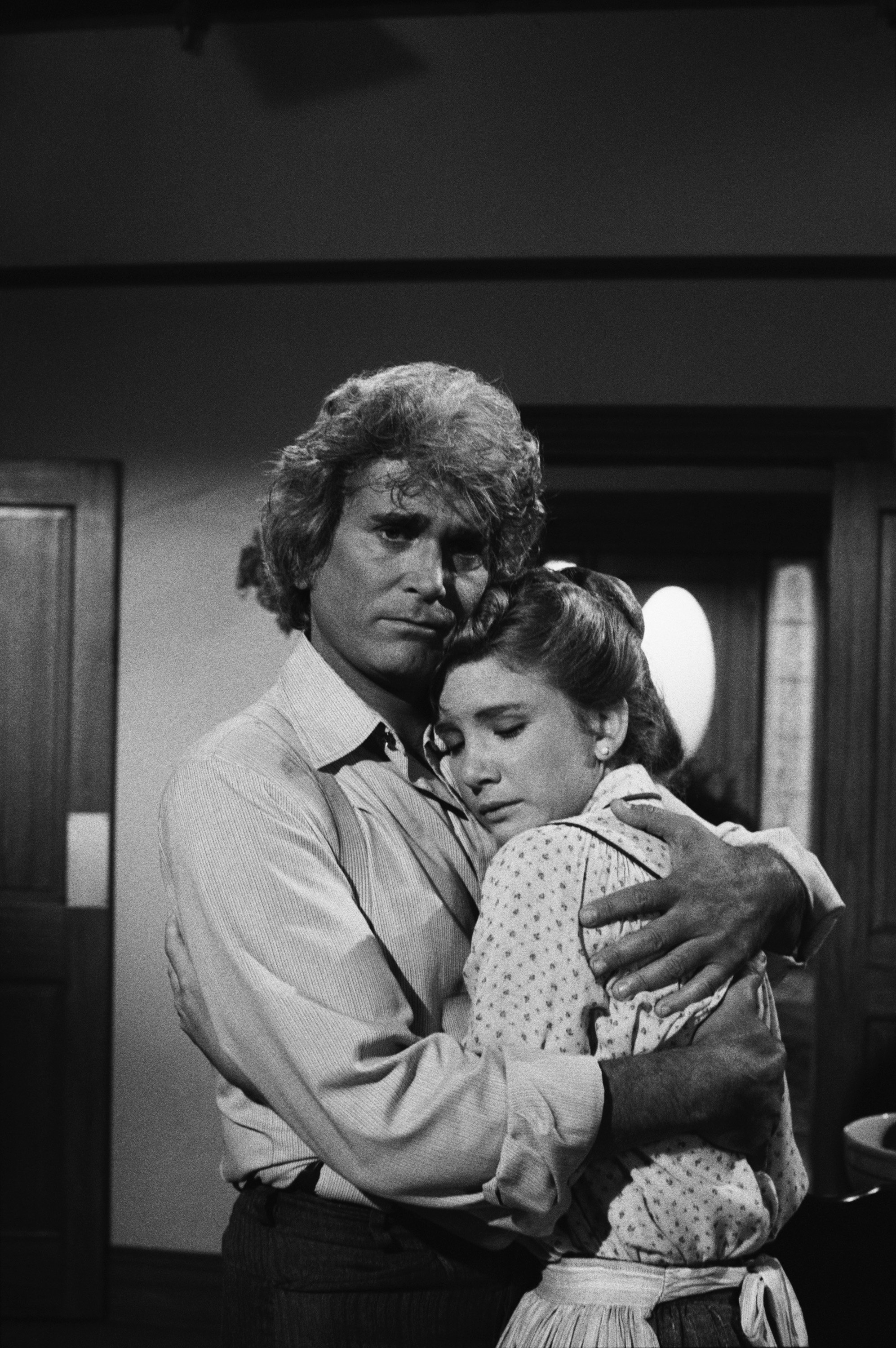 Michael Landon and Melissa Gilbert on "Little House on the Prairie, circa 1983 | Source: Getty Images