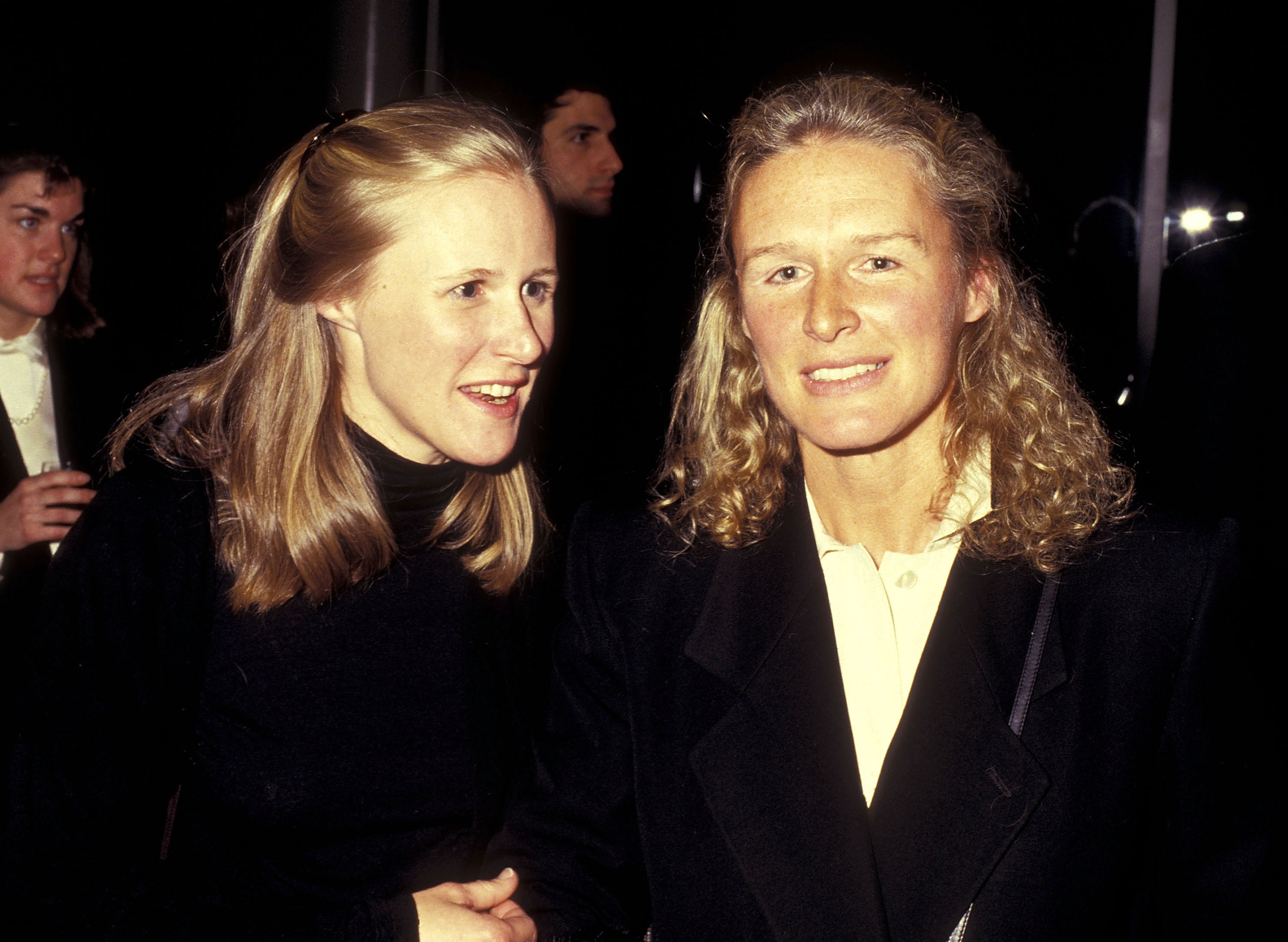 Glenn Close and Jessie Close at the "Tin Men" Premiere in New York City on February 18, 1987 | Source: Getty Images