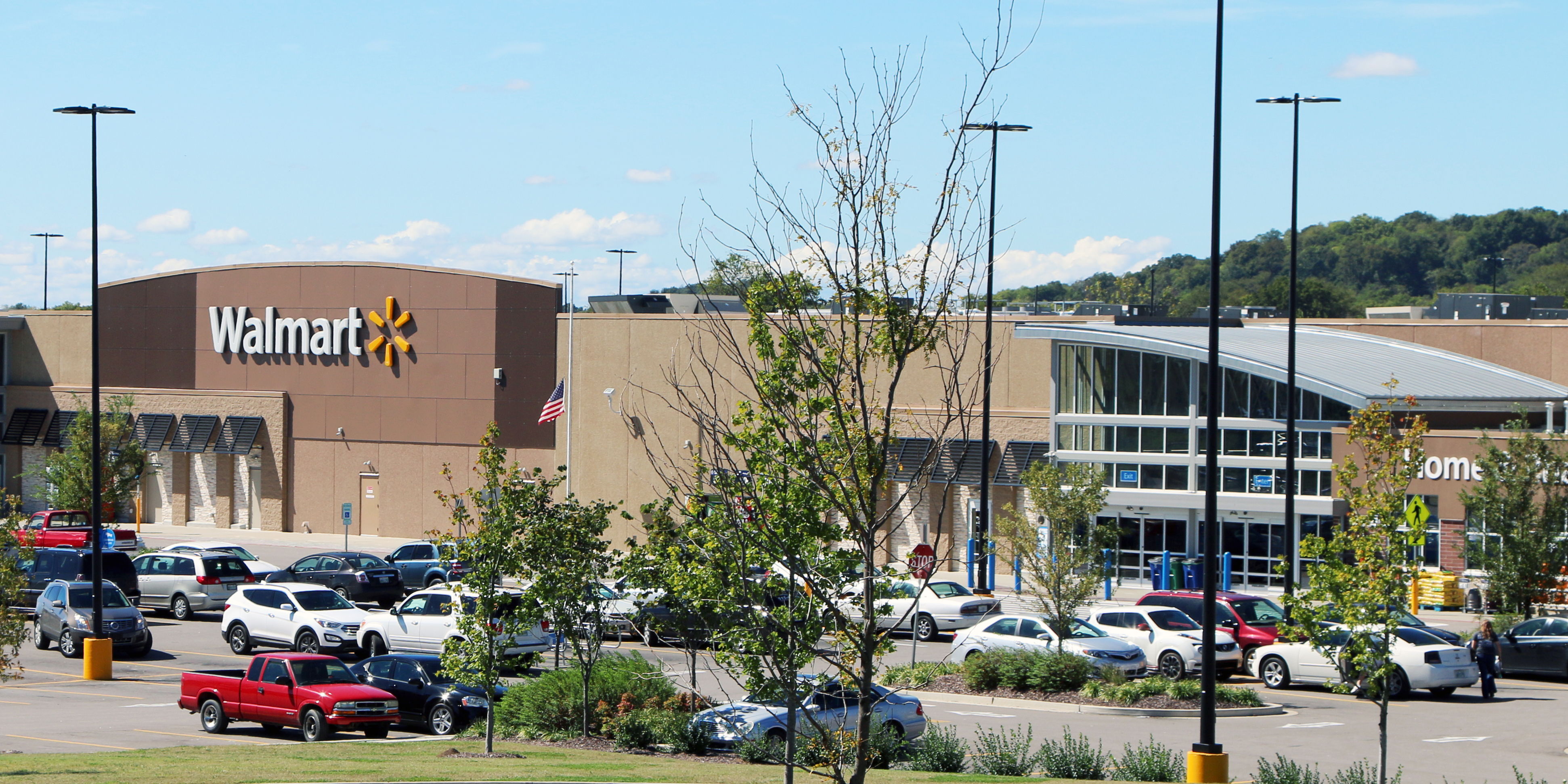 A Walmart parking lot | Source: Shutterstock