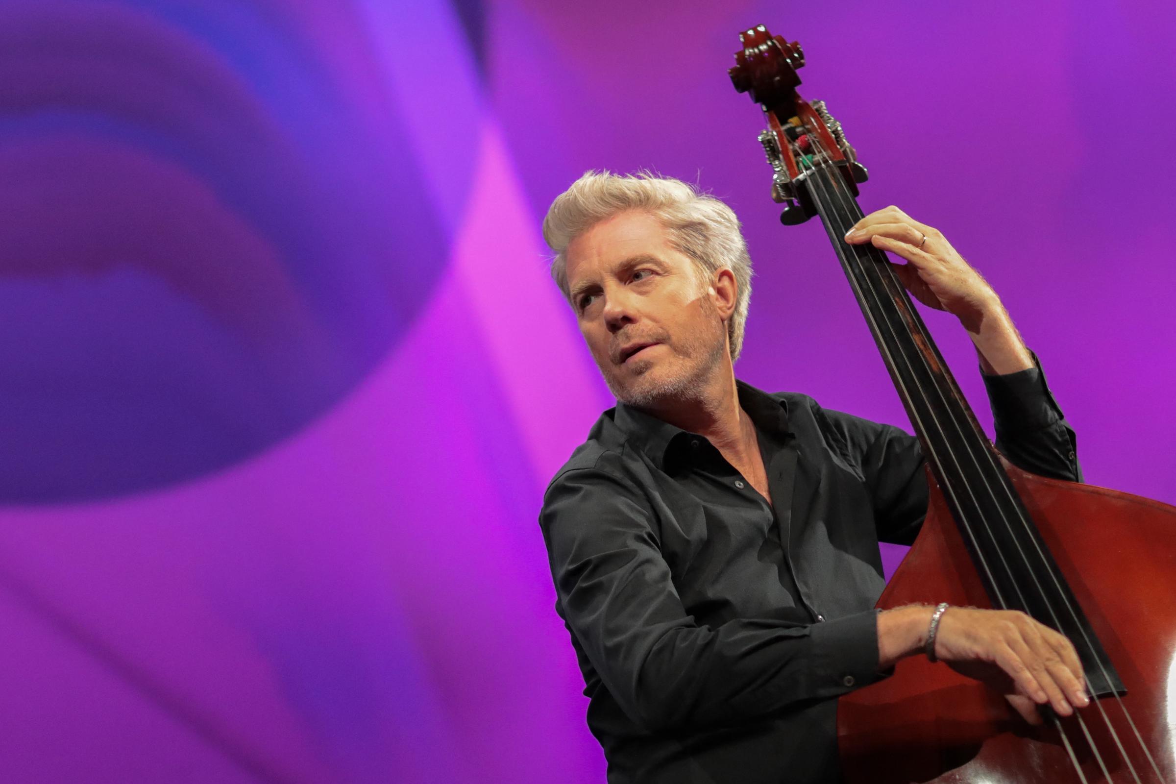 Kyle Eastwood performing during a tribute ceremony for filmmaker and US director Jerry Schatzberg, as part of the 49th American Film Festival of Deauville on September 1, 2023. | Source: Getty Images