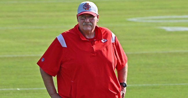 Head coach Andy Reid of the Kansas City Chiefs during training camp at Missouri Western State University on July 28, 2021 in St. Joseph, Missouri | Photo: Getty Images