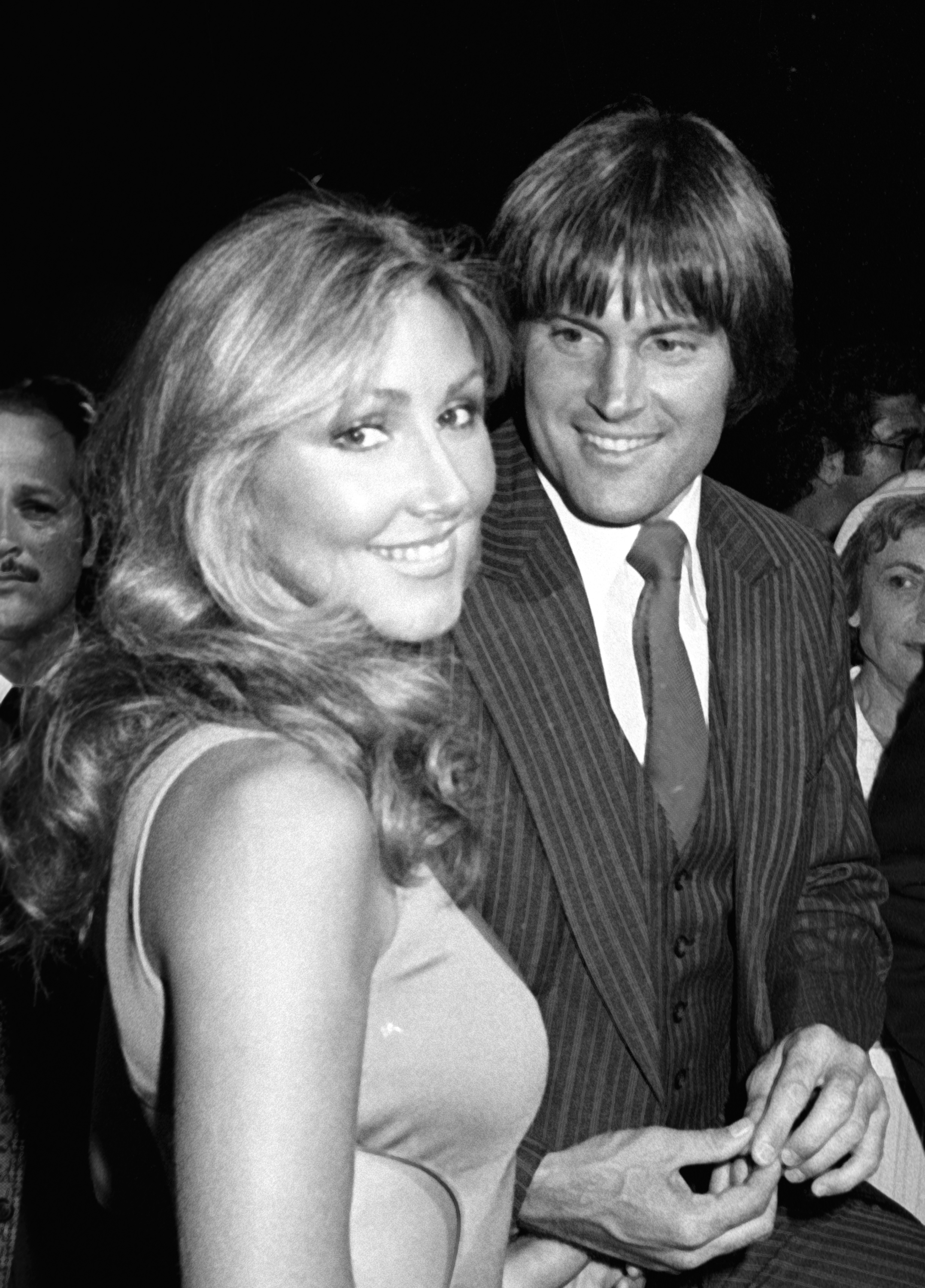 Linda Thompson and Bruce Jenner (before transitioning) at the premiere party for "Can't Stop The Music" in New York City, 1980 | Source: Getty Images
