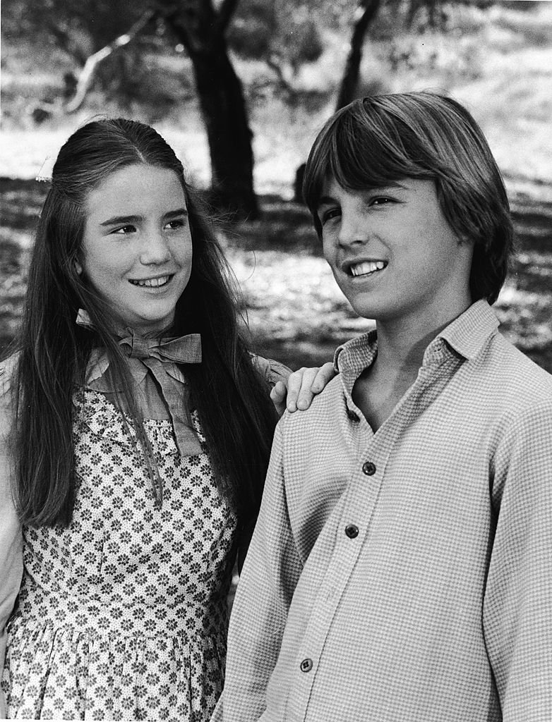 Melissa Gilbert et Chris Petersen en 1977. l Source : Getty Images