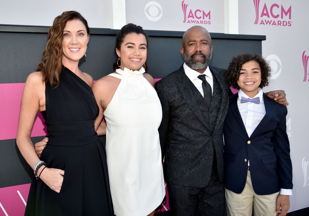 Beth Leonard, Daniella Rose, Darius, and Jack Rucker at the 52nd Academy Of Country Music Awards at Toshiba Plaza on April 2, 2017 | Photo: Getty Images