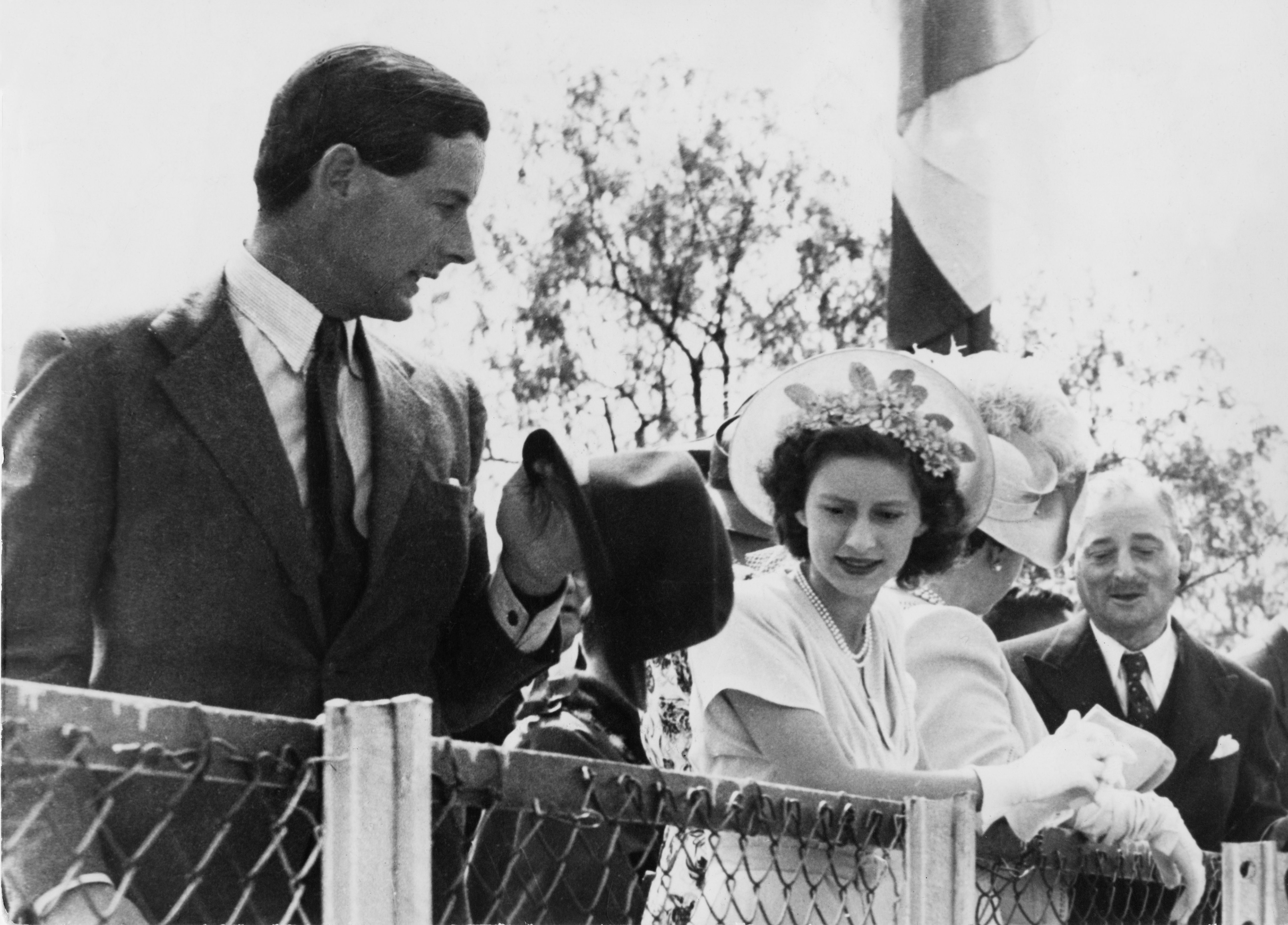 Princess Margaret Peter Townsend in South Africa during the royal tour, 1947. | Source: Getty Images