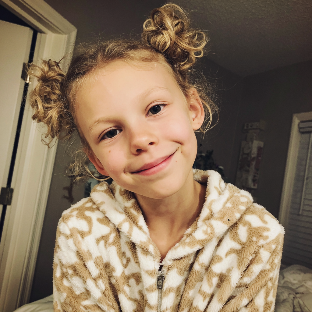 A smiling little girl | Source: Midjourney