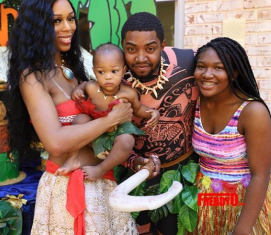Lil Scrappy and his wife Bambi with their children | Instagram: @reallilscrappy