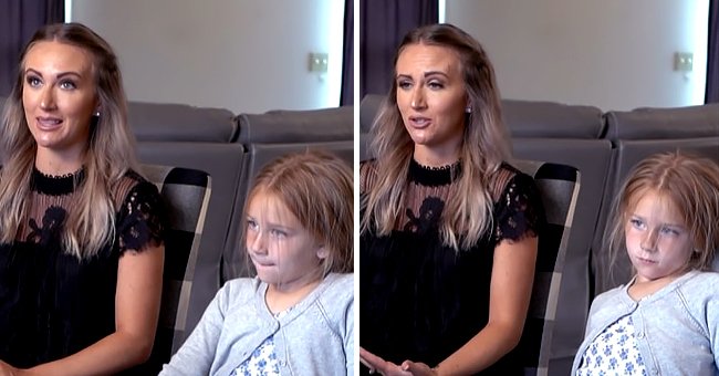Brittani Tomic y su hija Zola durante una entrevista con Inside Edition. | Foto: YouTube / InsideEdition