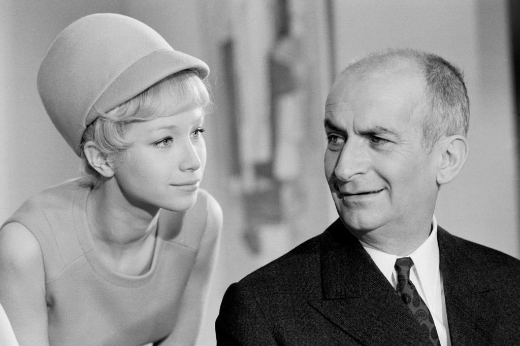 L'actrice Lyne Chardonnet et Louis de Funès | photo : Getty Images