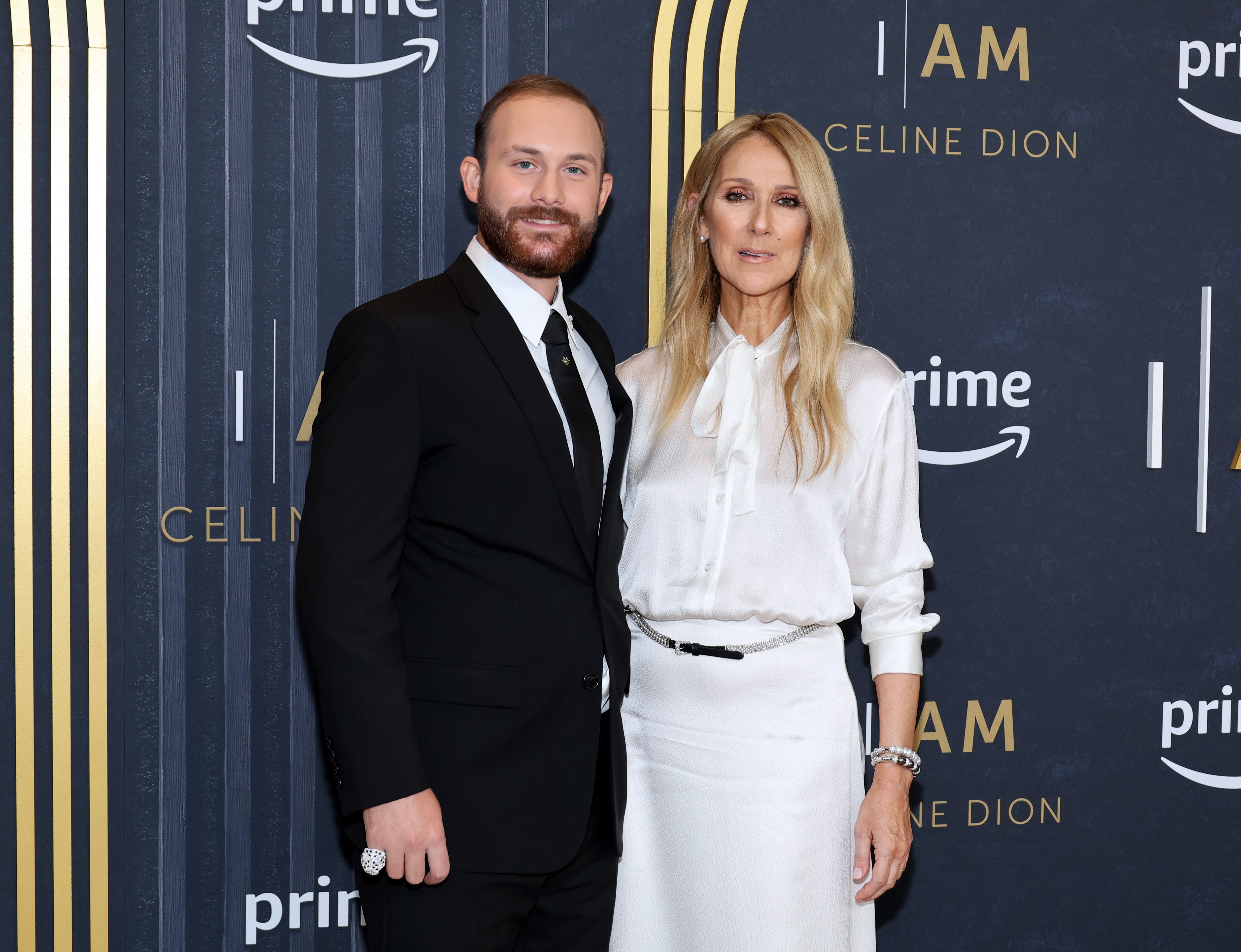 Rene-Charles Angélil and Celine Dion at the "I Am: Celine Dion" special screening in New York City on June 17, 2024. | Source: Getty Images