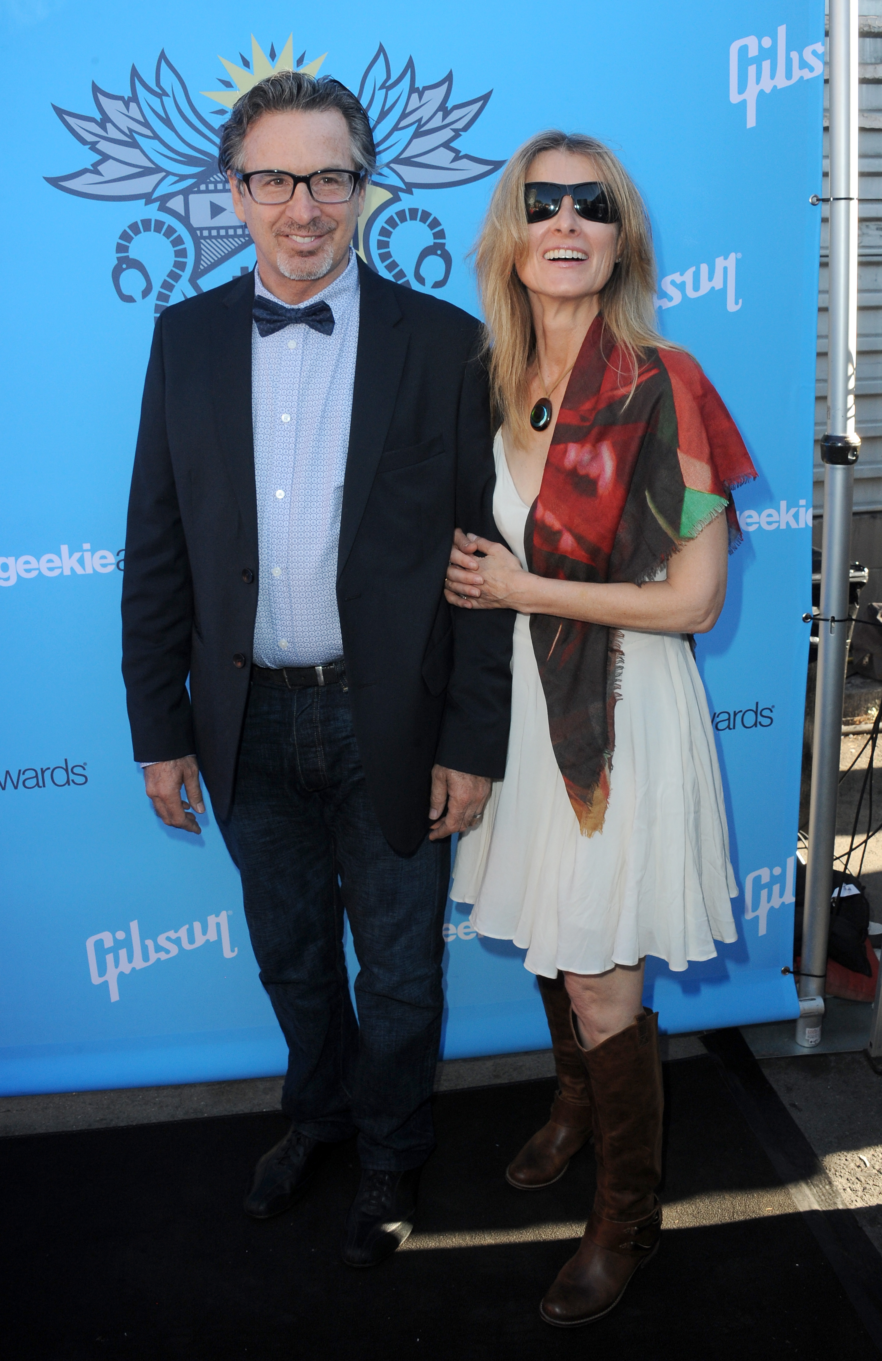 Robert Carradine and Edith "Edie" Mani at the The Geekie Awards in Hollywood, California on August 17, 2014. | Source: Getty Images