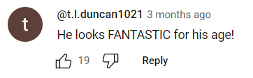 A comment left under a YouTube video of an interview with Judd Hirsch talking about "The Fabelmans" in 2022 | Source: youtube.com/@CBSSundayMorning
