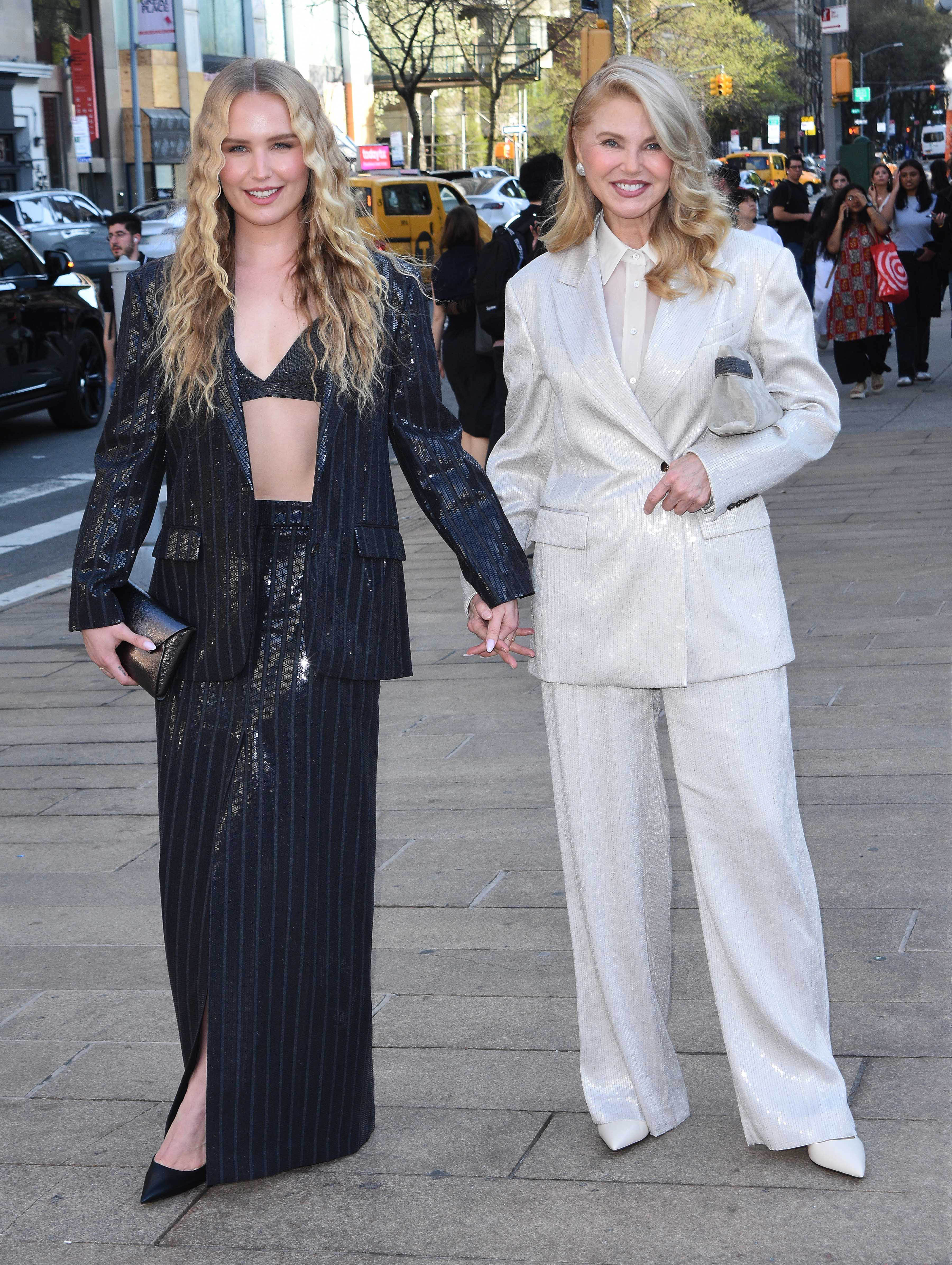 Sailor Brinkley Cook and Christie Brinkley are seen on April 14, 2026, in New York City. | Source: Getty Images