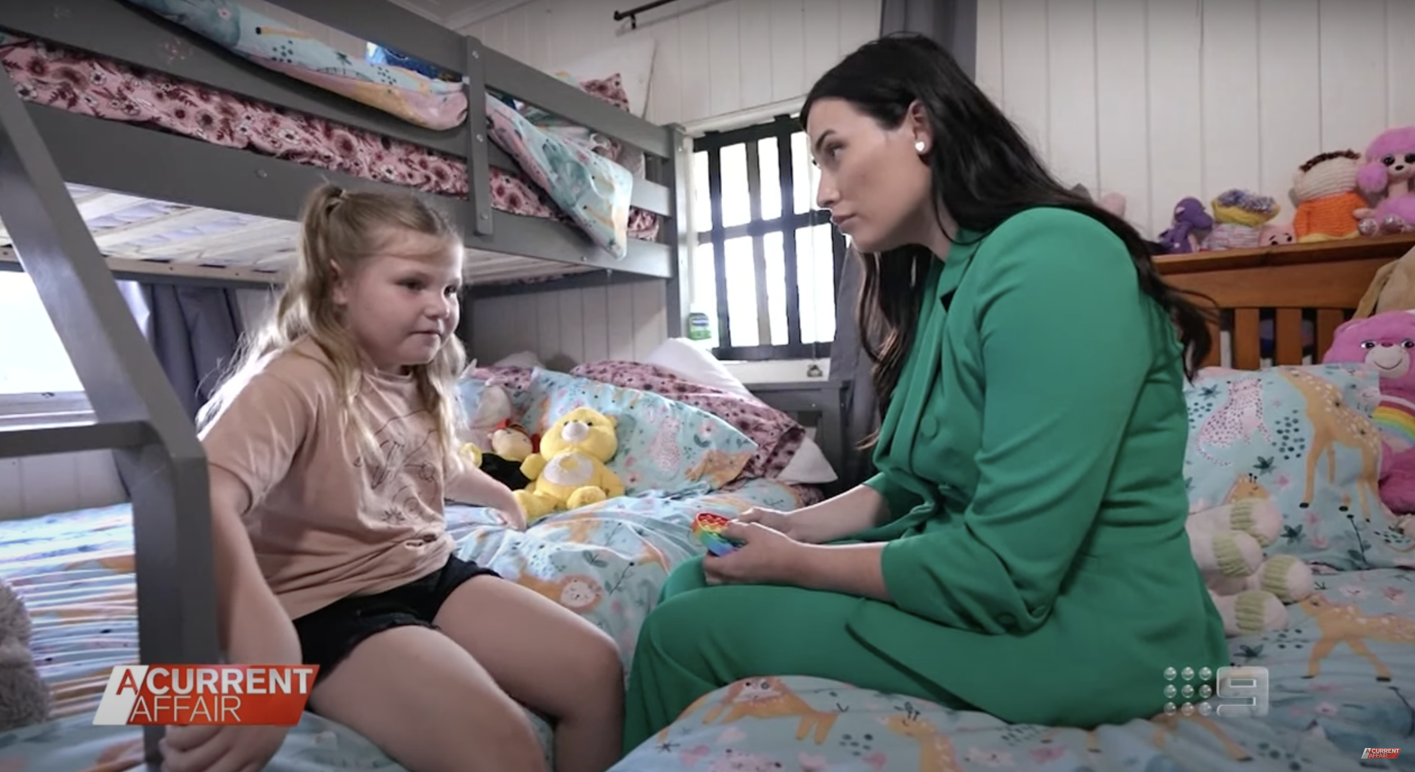 Little Eadie talks about feeling sad when her teacher reportedly scolds her, as seen in a video dated December 5, 2023 | Source: youtube.com/ACurrentAffair9