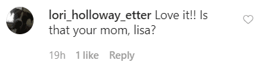 A fan reacts to a video Lisa Rinna shared of her mother, Lois, dancing on March 16, 2020 | Photo: Instagram/lisarinna