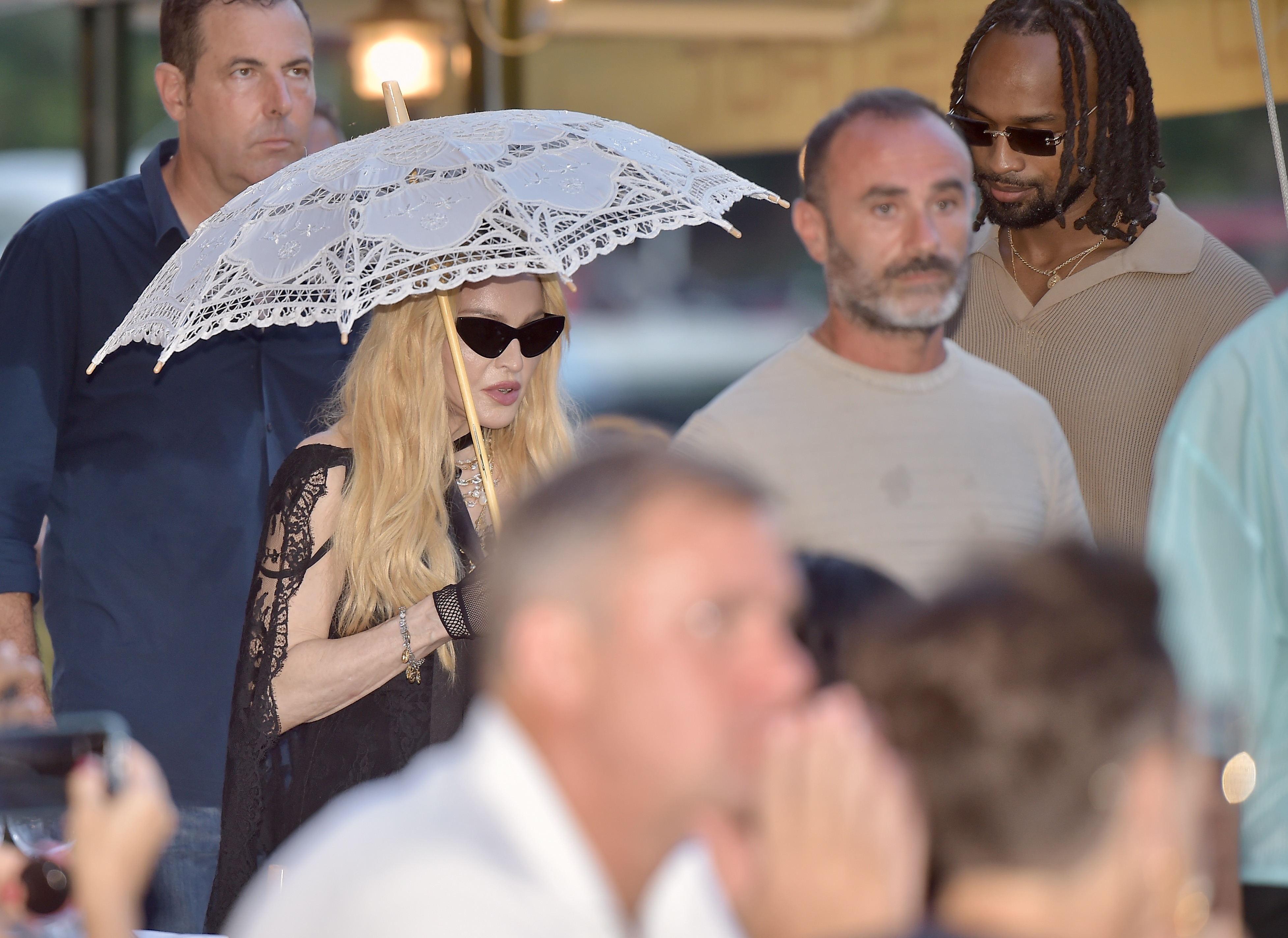 Madonna is seen out and about on August 13, 2024, in Portofino, Italy. | Source: Getty Images