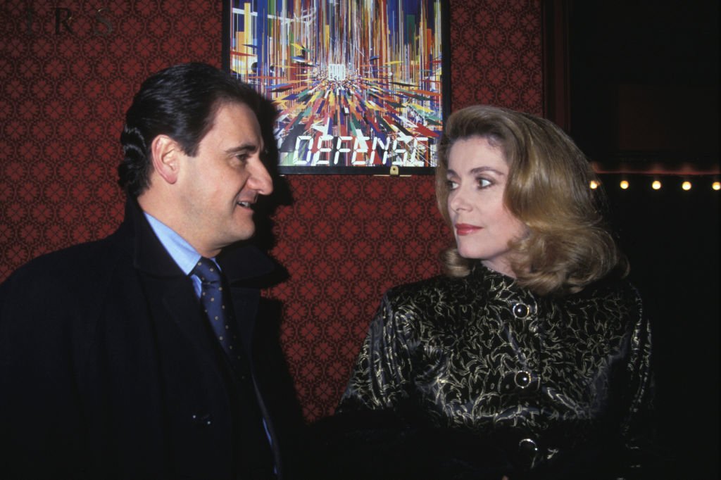 Catherine Deneuve et Pierre Lescure | Photo : Getty Images