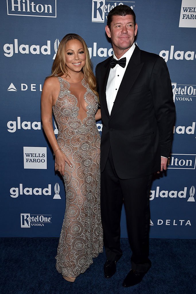 Mariah Carey (L) and James Packer attend the 27th Annual GLAAD Media Awards in New York on May 14, 2016, in New York City. | Source: Getty Images.