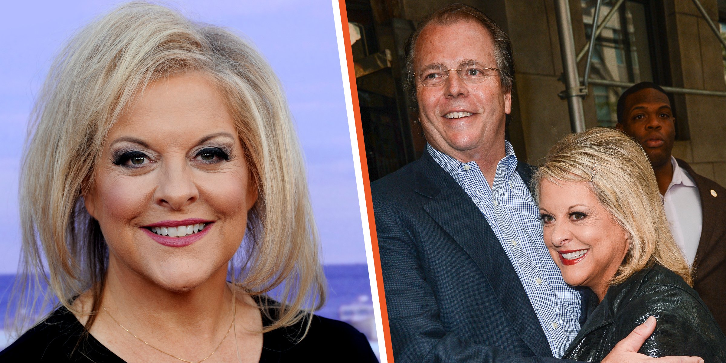 Nancy Grace and David Linch. | Source: Getty Images