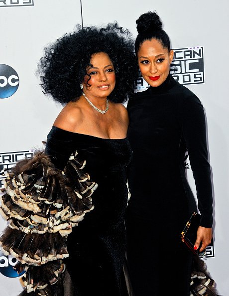 Diana Ross and Tracee Ellis Ross at Nokia Theatre L.A. Live on November 23, 2014 in Los Angeles, California. | Photo: Getty Images