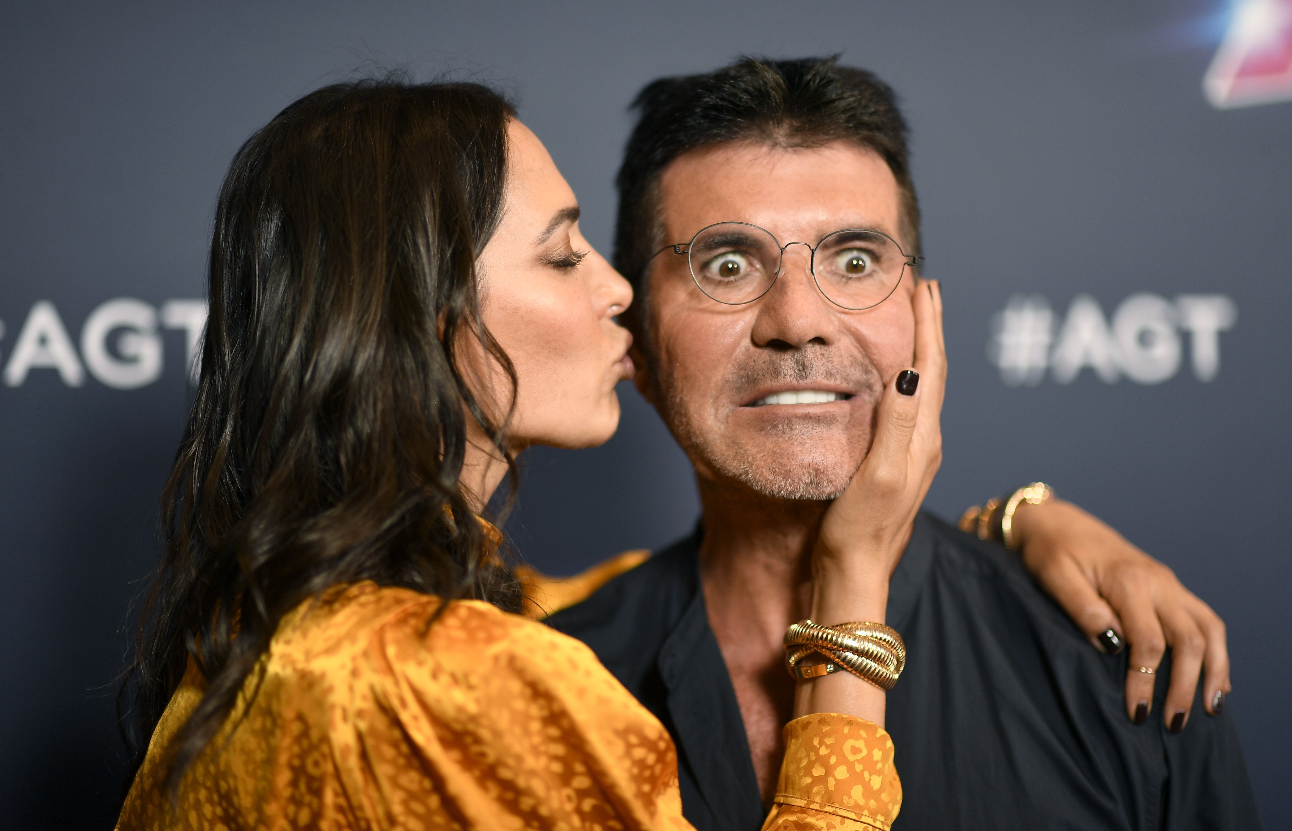 Lauren Silverman and Simon Cowell attends Red Carpet for "America's Got Talent" in Hollywood on September 17, 2019 | Photo: Getty Images