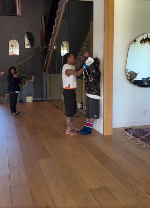 Wiz Khalifa's birthday tradition with his son Sebastian Thomaz, from a post dated February 21, 2026 | Source: X/DailyLoud