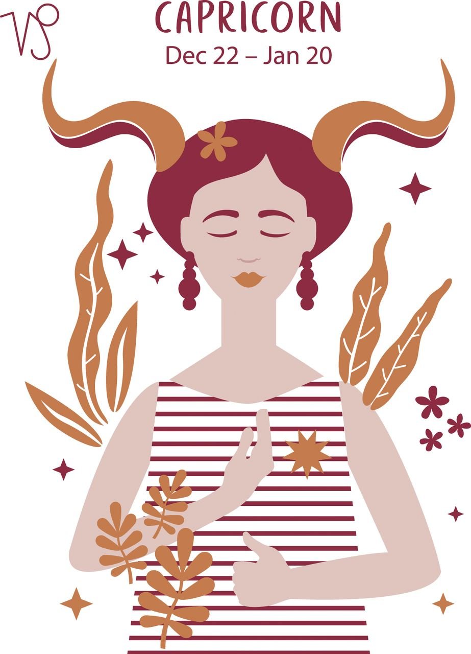 A feminine animation representing the star sign Capricorn | Photo: AmoMama