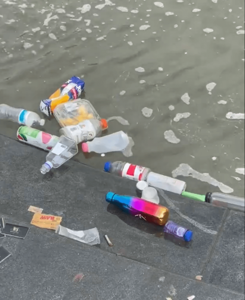 Litter in Washington Square Park, Manhattan. │Source: Twitter/MrAndyNgo