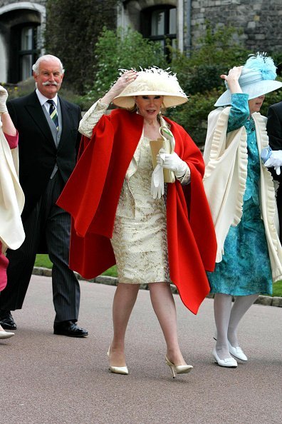 Joan Rivers during The Royal Wedding of HRH Prince Charles and Mrs. Camilla Parker Bowles | Image: Getty Images