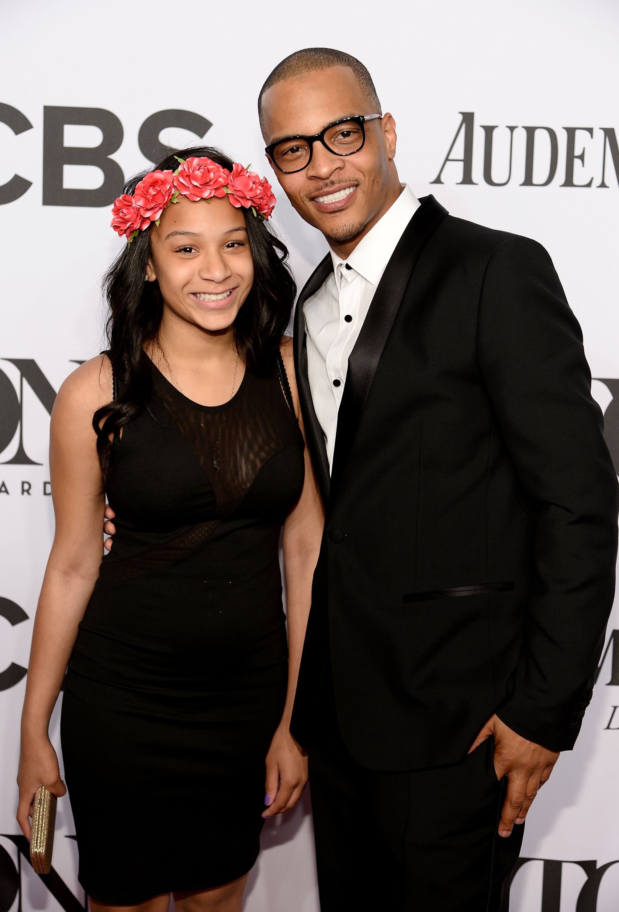 Rapper Tip "T.I." Harris and daughter Deyjah Harris at a CBS event/ Source: Getty Images