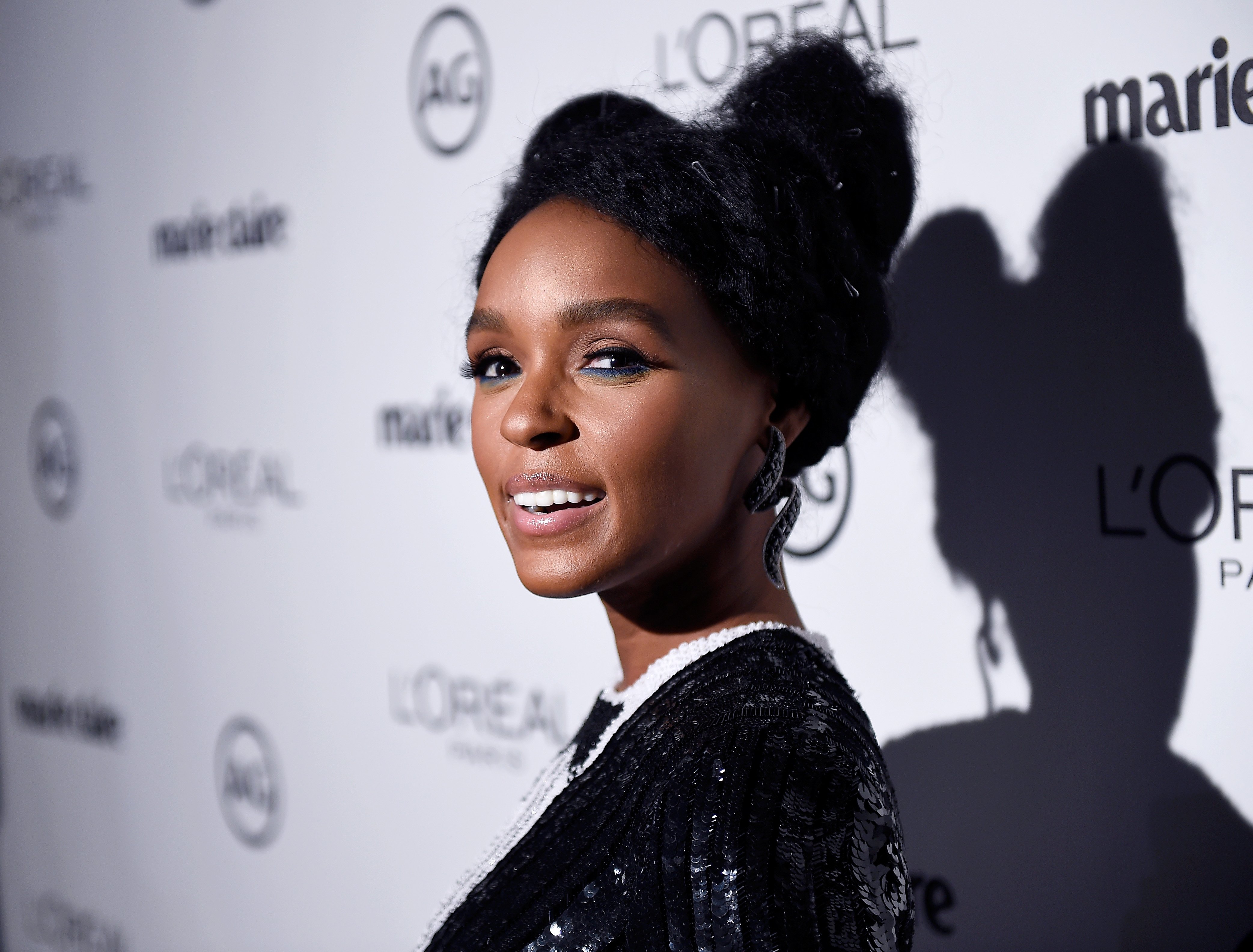 Janelle Monae poses at Marie Claire's Image Maker Awards 2017 on January 10, 2017. | Photo: Getty Images