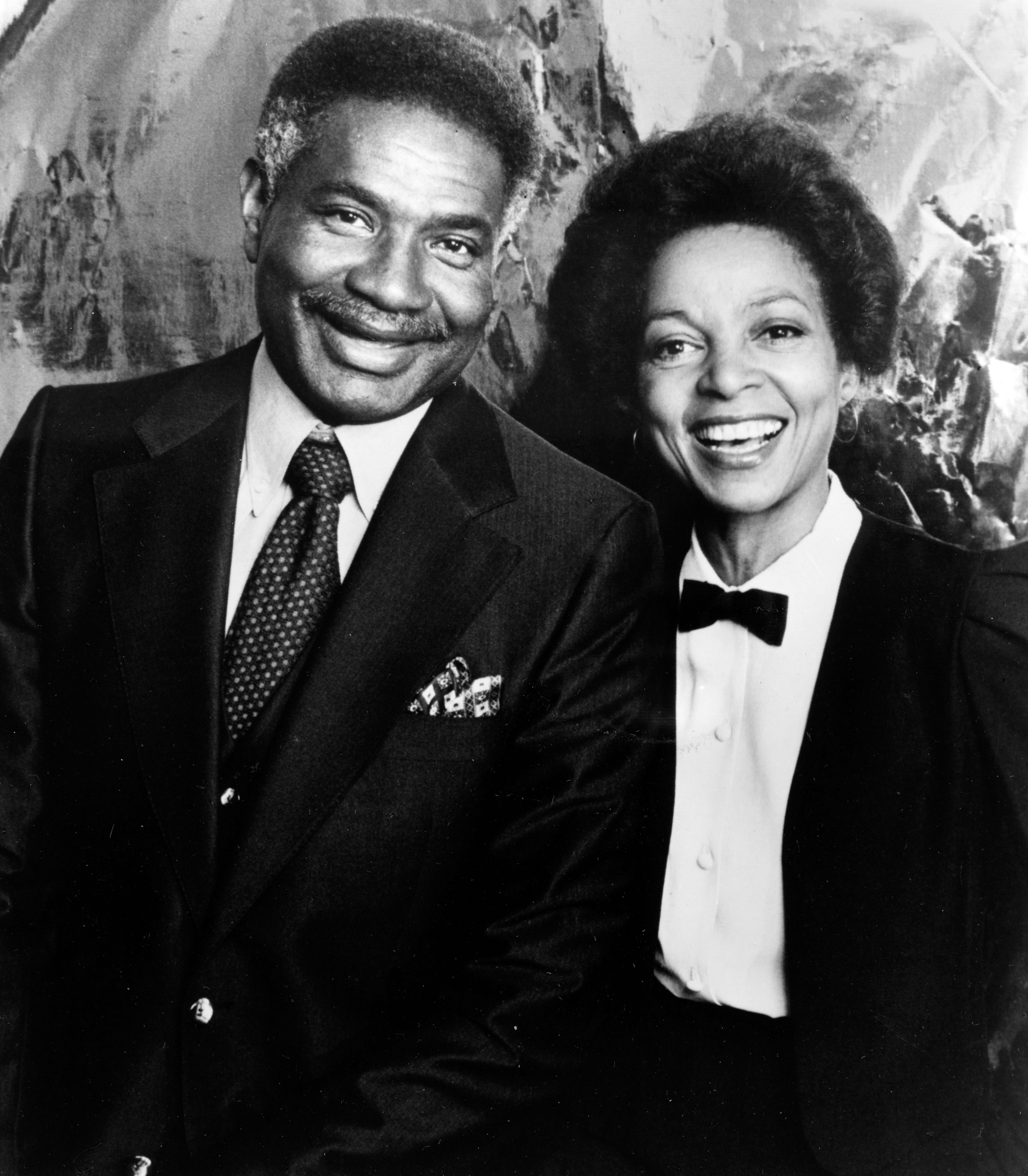 A monochrome portrait of Ossie Davis and Ruby Dee on January 01, 1980 | Photo: Getty Images