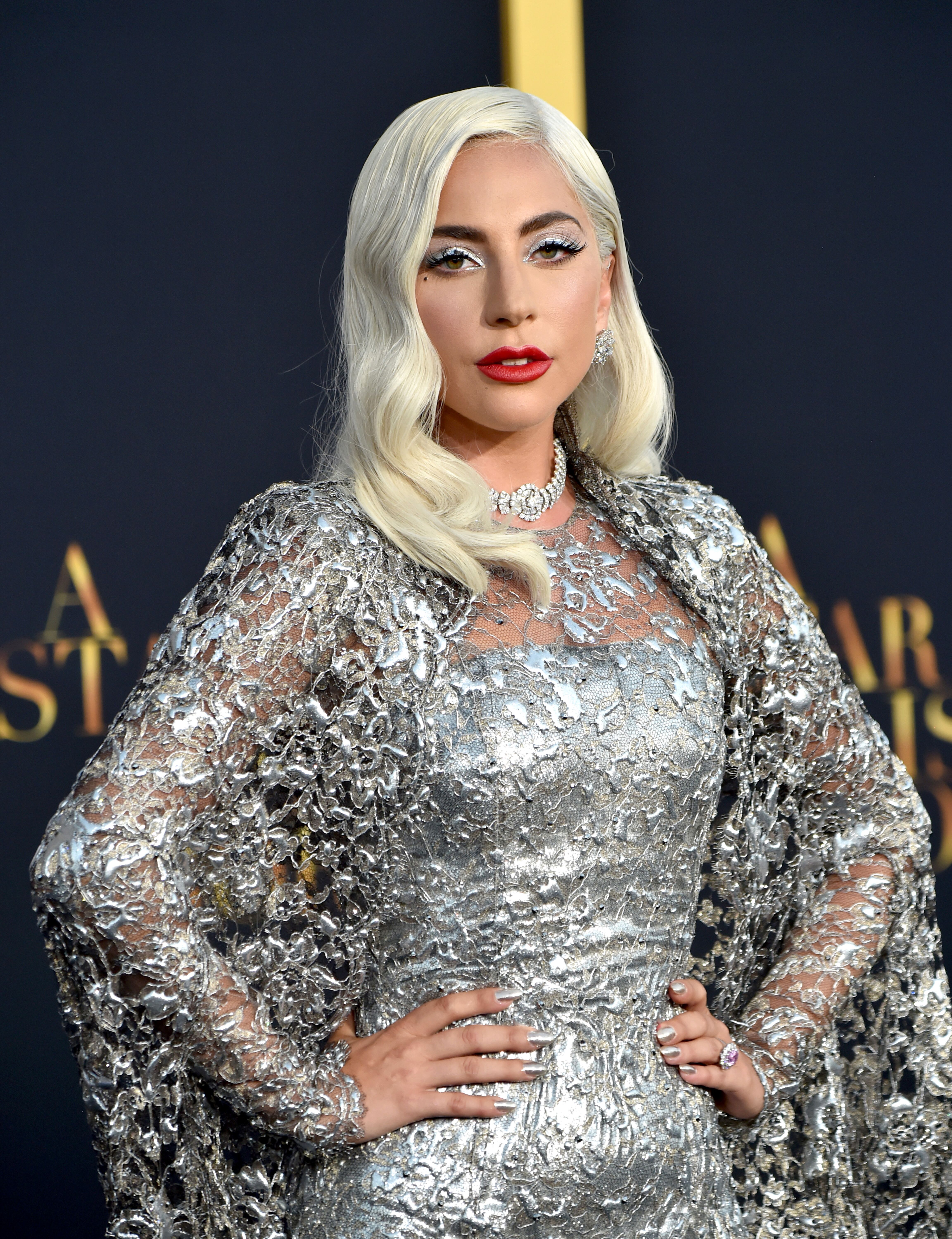 Lady Gaga bei der Premiere von "A Star Is Born" im The Shrine Auditorium am 24. September 2018 in Los Angeles, Kalifornien | Quelle: Getty Images