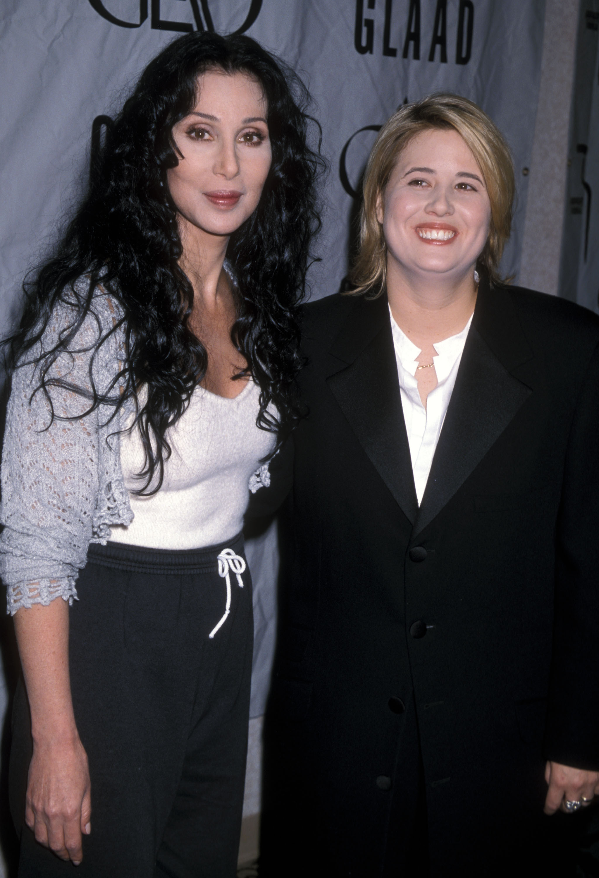 Cher and Chastity Bono attend the Ninth Annual GLAAD Media Awards on April 19, 1998 in Los Angeles, California | Source: Getty Images