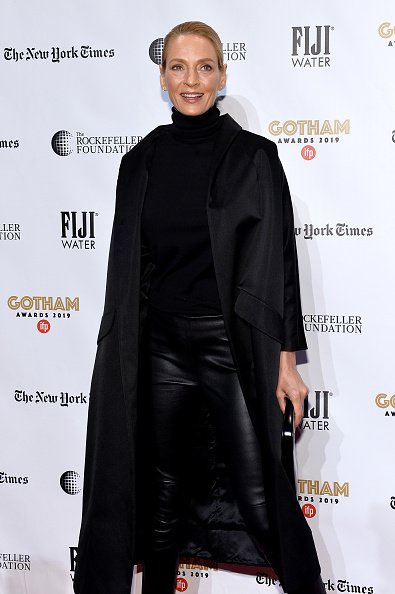 Uma Thurman attends the 2019 IFP Gotham Awards with FIJI Water on December 02, 2019 | Photo: Getty Images