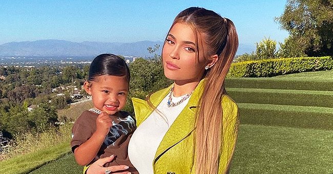 Kylie Jenner's Daughter, 2, Poses with $1,180 Mini Handbag