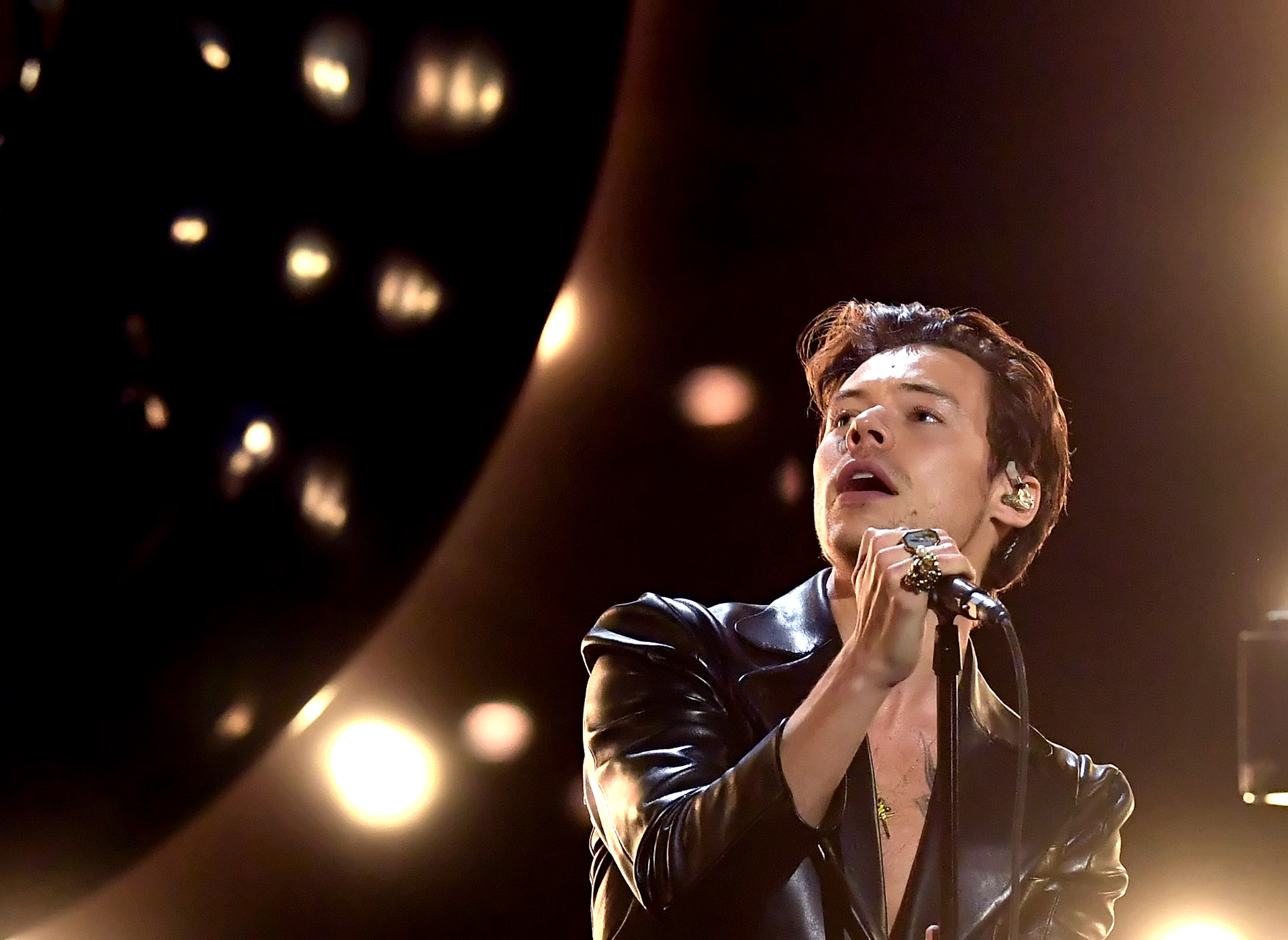 Harry Styles performing during the 63rd Annual Grammy Awards on March 14, 2021, in Los Angeles, California. | Source: Getty Images