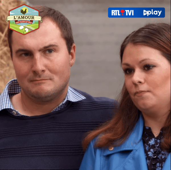 Capture d'écran de Laurent et Françoise de "L'amour est dans le pré Belgique" | Photo : RTL-TVI