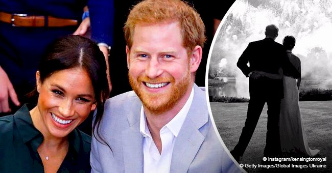 Meghan Markle and Prince Harry release never-before-seen photo from royal wedding as Christmas card