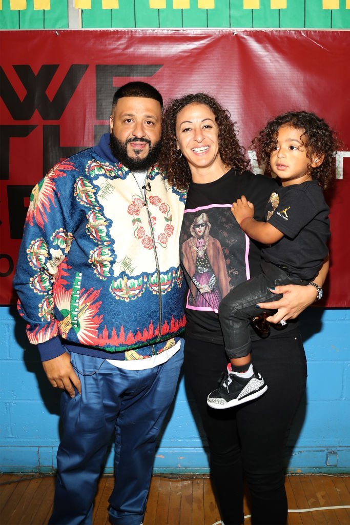 DJ Khaled, Nicole Tuck and their son Asahd attending an event in New York in May 2019. | Photo: Getty Images