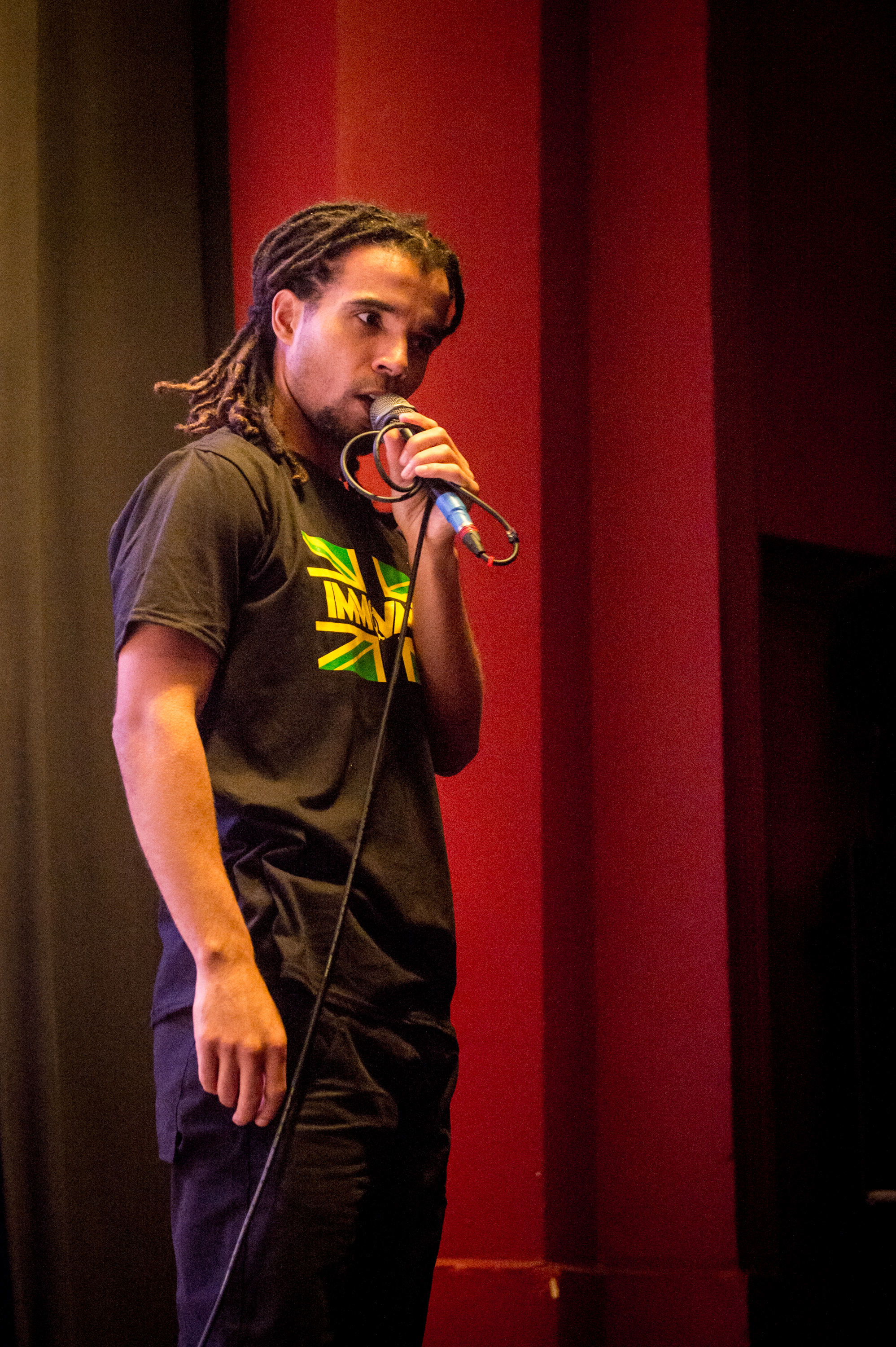 Akala performs live on stage at O2 Shepherd's Bush Empire in London, England, on April 27, 2018 | Source: Getty Images