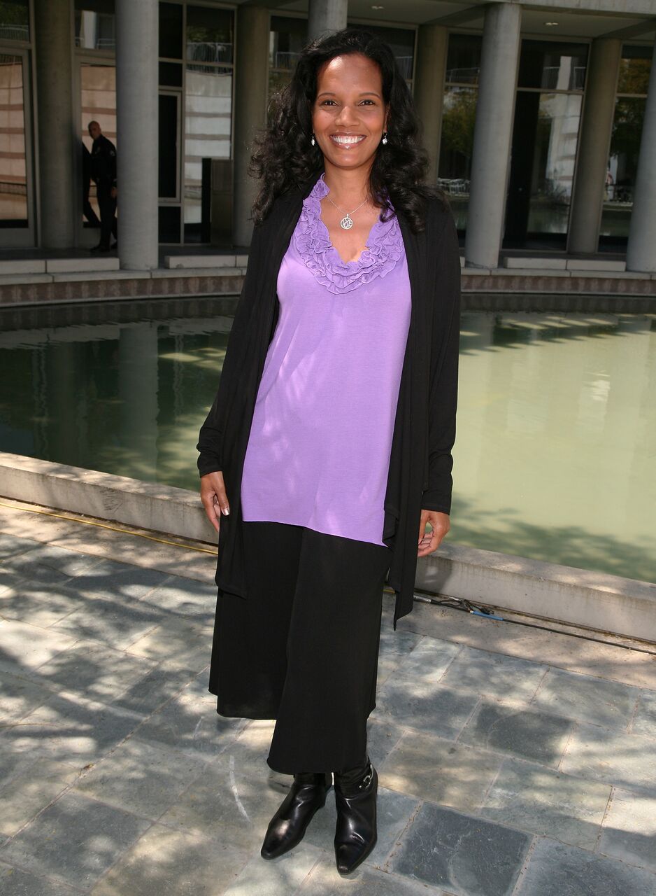 Shari Headley arrives at the 1st Historic Health Summit kick-off luncheon. | Source: Getty Images