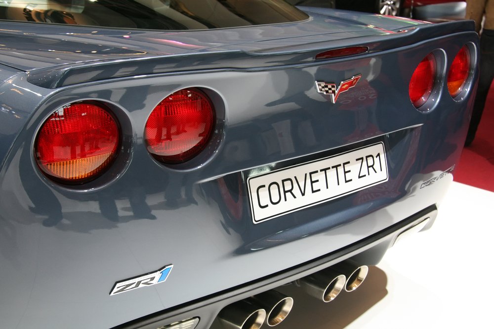 A rare detail of a Chevrolet Corvette ZR1 at the Paris Motor Show 2010 at Porte de Versailles, on October 14, 2010. | Photo: Shutterstock